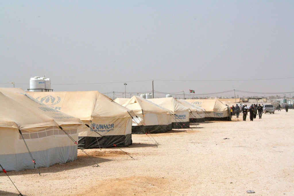 Zaatari Camp for Syrian refugees in Mafraq, Jordan