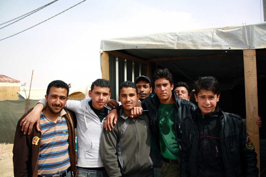 Residents of Zaatari