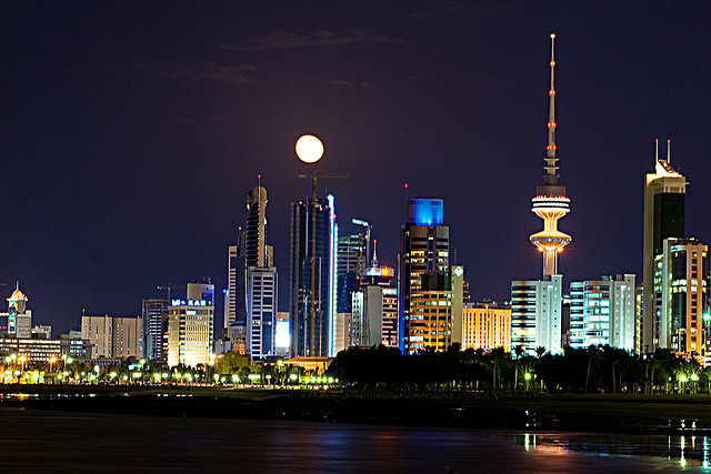Image of Kuwait City skyline by https://www.flickr.com/photos/cajie/2069133350