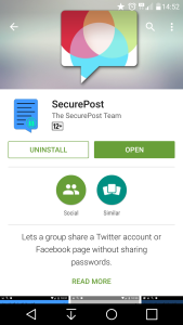 SecurePost on the Google Play store.